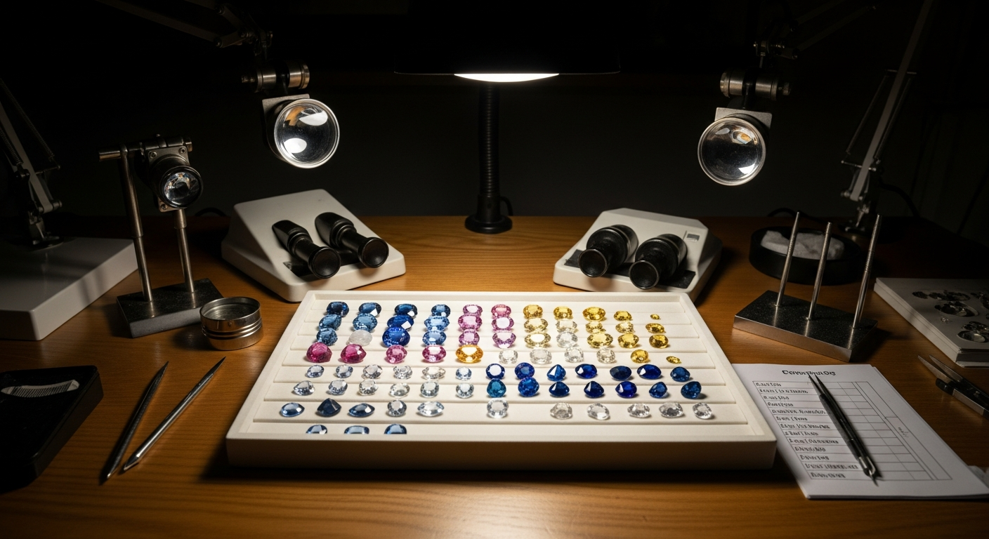 Bracelet saphir multicolore élégant