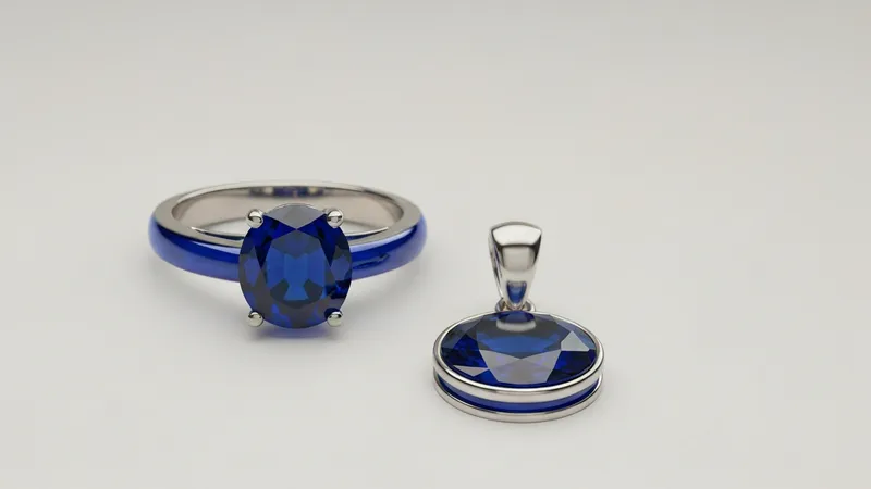 Atelier de taille de saphirs par artisan joaillier expert
